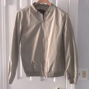 ASOS Soul Star Bomber Jacket in Stone NWT